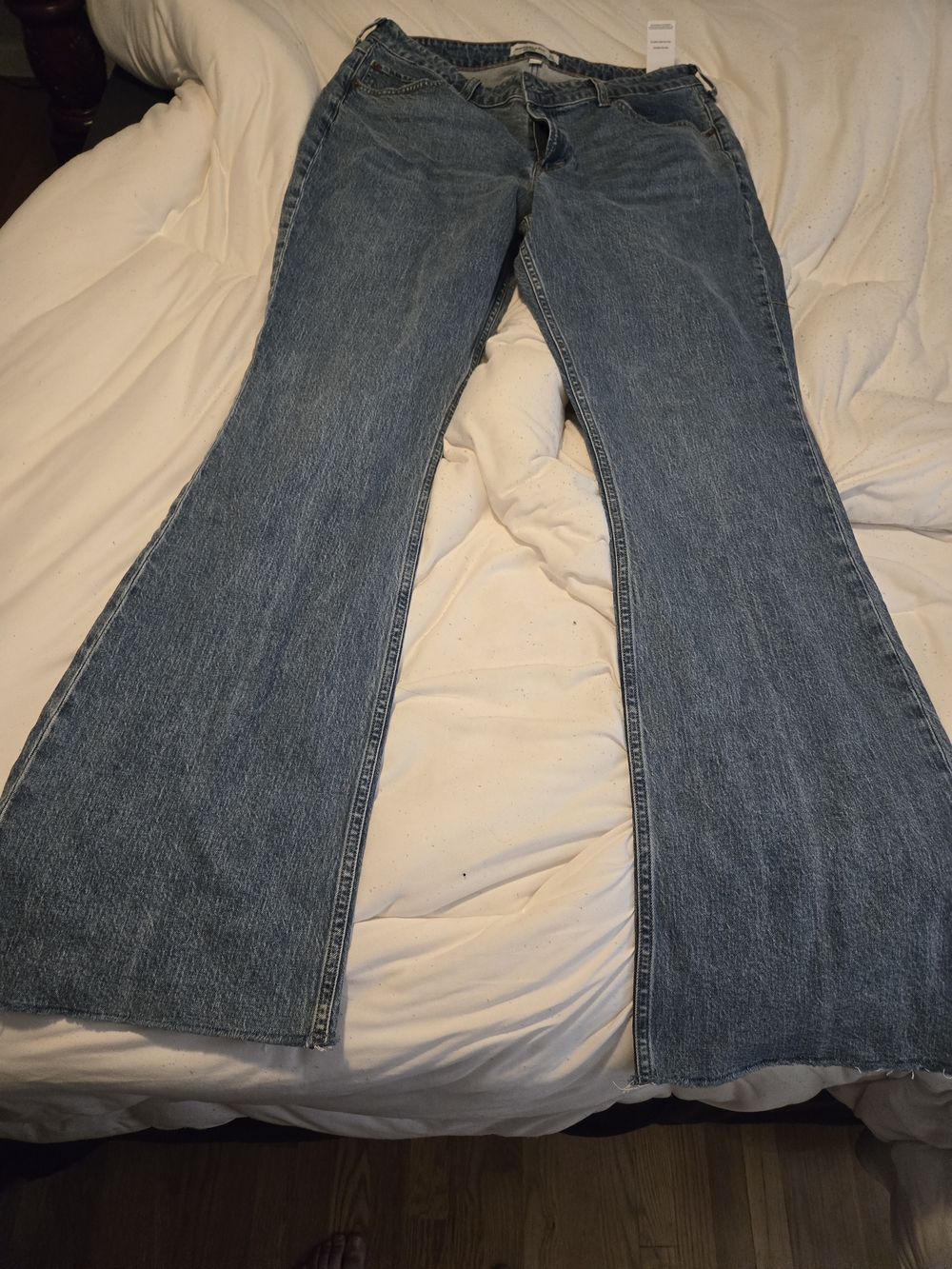 Abercrombie & Fitch Light Blue Flare Jeans